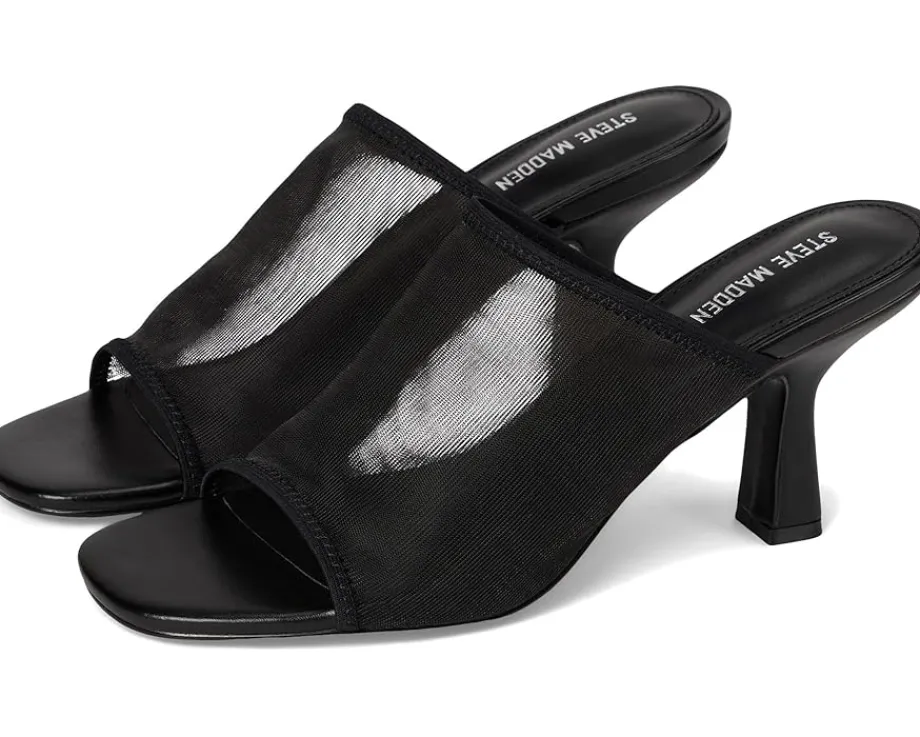 Steve Madden Gleam Black Mesh Hot