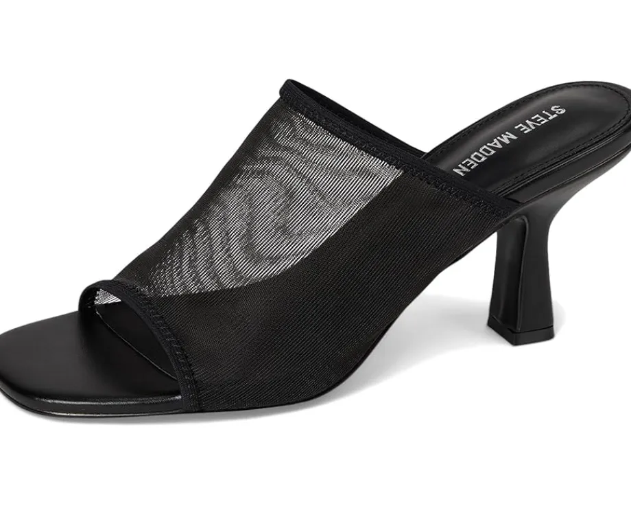 Steve Madden Gleam Black Mesh Hot