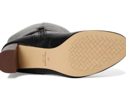 Cole Haan Glendale Tall Boot Black Leather Clearance