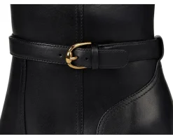 Cole Haan Glendale Tall Boot Black Leather Clearance