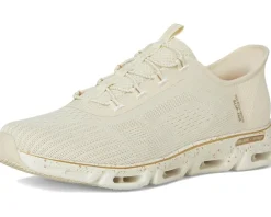 SKECHERS Glide-Step Gratify Pace Hands Free Slip-Ins Natural Gold Sale