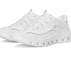 SKECHERS Glide-Step Pro Timeless Twist Hands Free Slip-Ins White Silver Sale