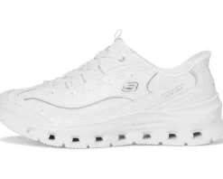 SKECHERS Glide-Step Pro Timeless Twist Hands Free Slip-Ins White Silver Sale
