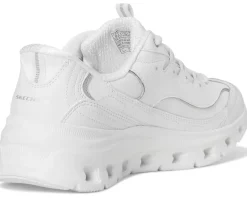 SKECHERS Glide-Step Pro Timeless Twist Hands Free Slip-Ins White Silver Sale