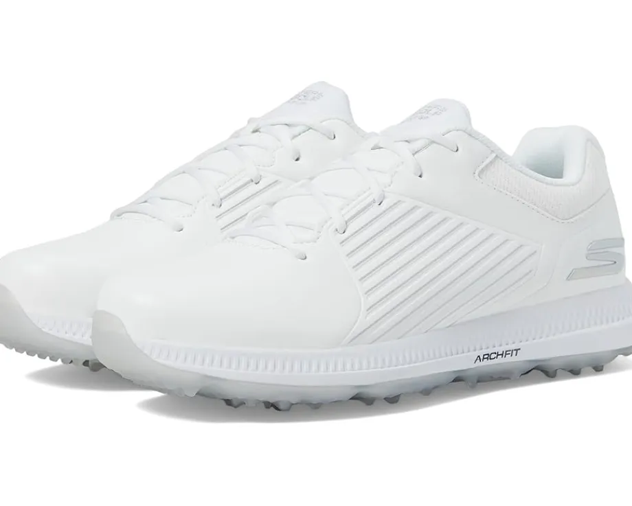 Skechers GO GOLF Go Golf Elite 5-GF White/Silver Outlet