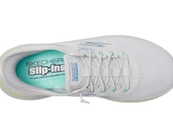 SKECHERS Go Run Elevate 2.0 Banyan Hands Free Slip-Ins Gray/Blue Outlet