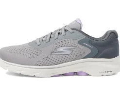 SKECHERS Performance Go Walk 7 - Cosmic Waves Gray/Lavender Sale