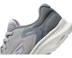SKECHERS Performance Go Walk 7 - Cosmic Waves Gray/Lavender Sale