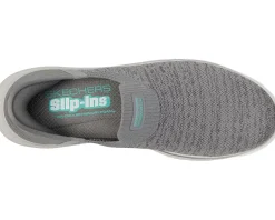 SKECHERS Performance Go Walk 7 Springtime Hands Free Slip-Ins Gray Hot