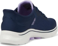 SKECHERS Performance Go Walk 7 Valin Hands Free Slip-Ins Navy/Lavender Clearance