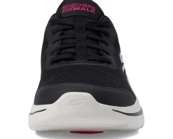 SKECHERS Performance Go Walk Arch Fit 2.0 Valencia Hands Free Slip-Ins Black/Hot Pink Best