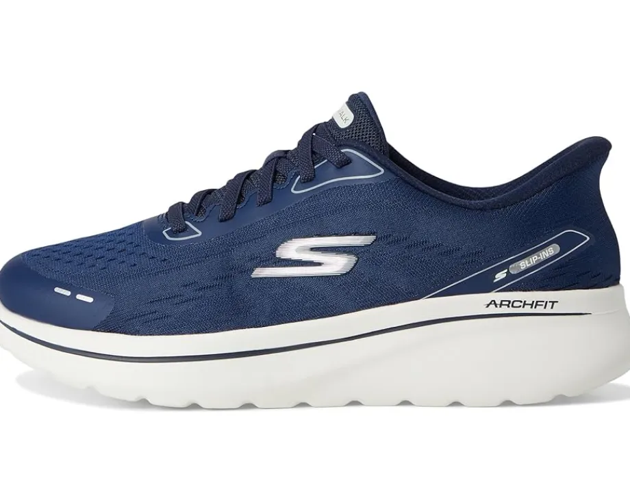 SKECHERS Performance Go Walk Arch Fit N-Joy Emory Hands Free Slip-Ins Navy/White Outlet