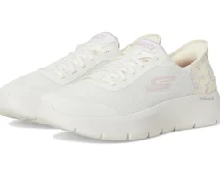 SKECHERS Performance Go Walk Flex Eva Hands Free Slip-Ins Natural/Purple