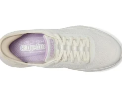 SKECHERS Performance Go Walk Flex Eva Hands Free Slip-Ins Natural/Purple
