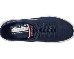 SKECHERS Performance Go Walk Flex Eva Hands Free Slip-Ins Navy/Pink Outlet