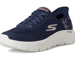 SKECHERS Performance Go Walk Flex Eva Hands Free Slip-Ins Navy/Pink Outlet