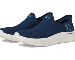 SKECHERS Performance Go Walk Flex Sunset Rose Hands Free Slip-Ins Navy/Turquoise Discount