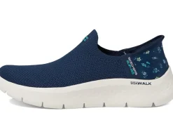 SKECHERS Performance Go Walk Flex Sunset Rose Hands Free Slip-Ins Navy/Turquoise Discount
