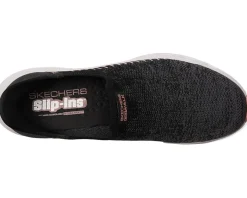 SKECHERS Performance Go Walk Glide Step 2.0 Venus Hands Free Slip-Ins Black/Rose Hot