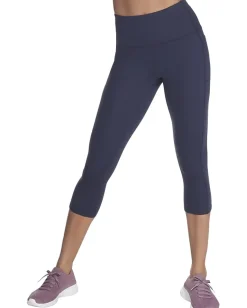 SKECHERS GO WALK High Waisted Midcalf Leggings Navy Online