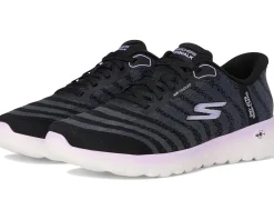 SKECHERS Performance Go Walk Joy Juneau Hands Free Slip-Ins Black/Lavender Clearance