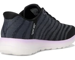 SKECHERS Performance Go Walk Joy Juneau Hands Free Slip-Ins Black/Lavender Clearance