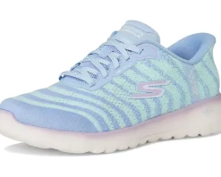 SKECHERS Performance Go Walk Joy Juneau Hands Free Slip-Ins Blue/Mint Discount