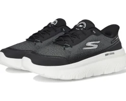 SKECHERS Performance Go Walk Max Cushioning Hyper Burst Nikita Hands Free Slip-Ins Black/White Sale