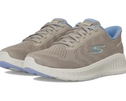 SKECHERS Performance Go Walk Now Hands Free Slip-Ins Taupe/Blue Hot