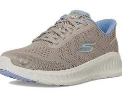 SKECHERS Performance Go Walk Now Hands Free Slip-Ins Taupe/Blue Hot