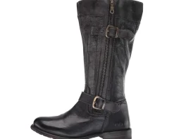 Bed Stu Gogo Lug Wide Calf Black Rustic Outlet