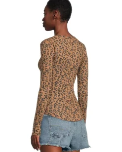 Free People Going Places Printed Cardi Natural Combo