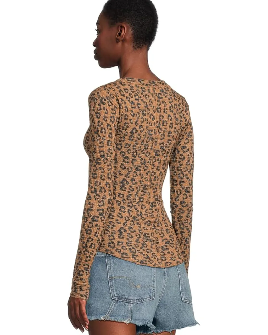 Free People Going Places Printed Cardi Natural Combo