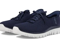 SKECHERS Graceful - First Blush Hands Free Slip-Ins Navy