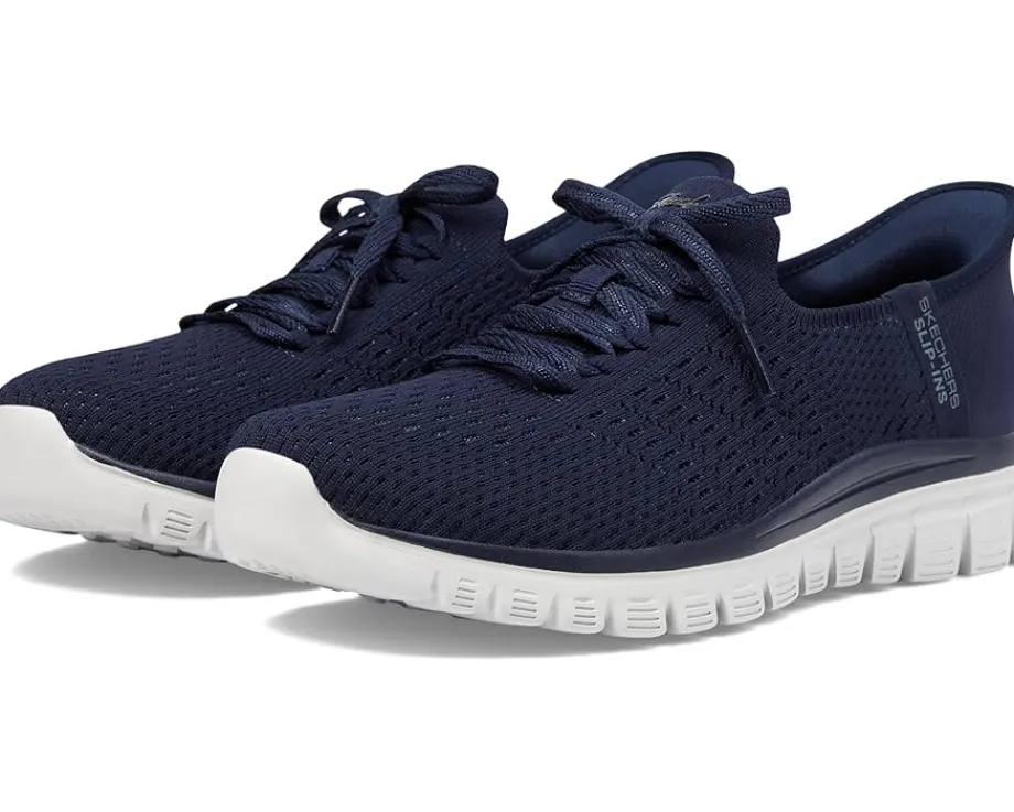 SKECHERS Graceful - First Blush Hands Free Slip-Ins Navy