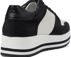 Johnston & Murphy Gracie Color-Block Lace-Up Black Hot