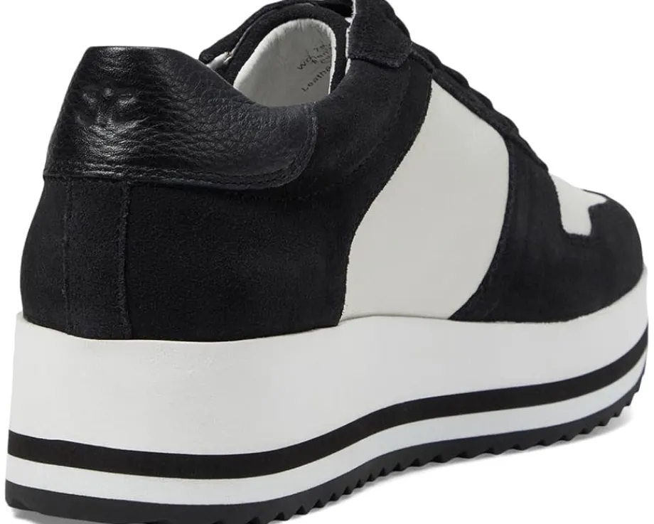 Johnston & Murphy Gracie Color-Block Lace-Up Black Hot