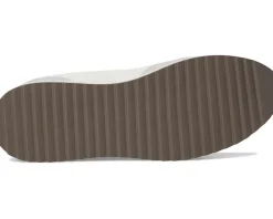 Johnston & Murphy Gracie Side-Zip White Nylon Suede