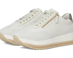 Johnston & Murphy Gracie Side-Zip Lace-Up White Clearance