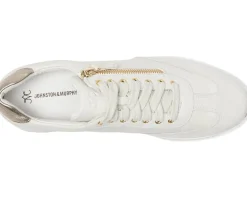 Johnston & Murphy Gracie Side-Zip Lace-Up White Clearance