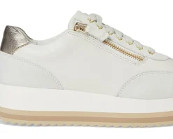 Johnston & Murphy Gracie Side-Zip Lace-Up White Clearance