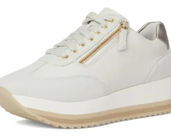 Johnston & Murphy Gracie Side-Zip Lace-Up White Clearance