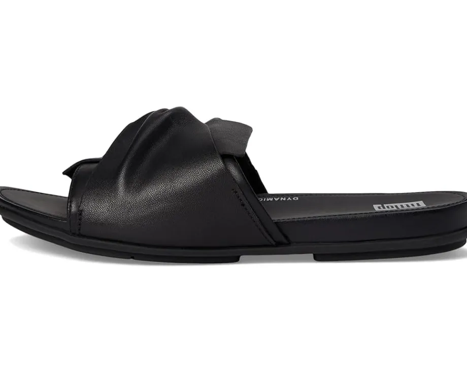 Women FitFlop Gracie Soft-Twist Leather Slides
