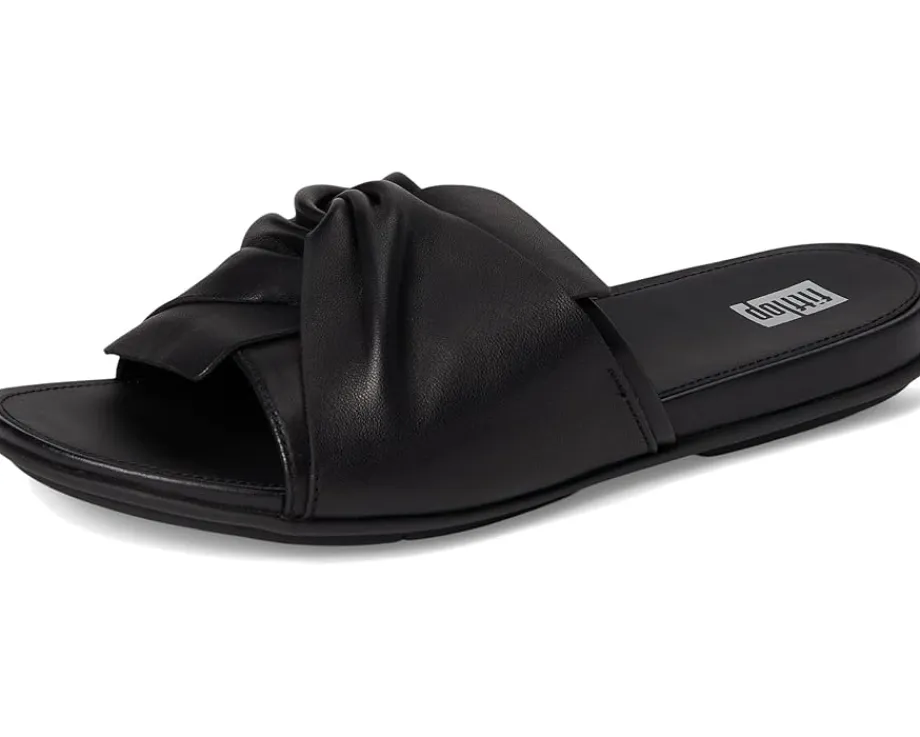 Women FitFlop Gracie Soft-Twist Leather Slides