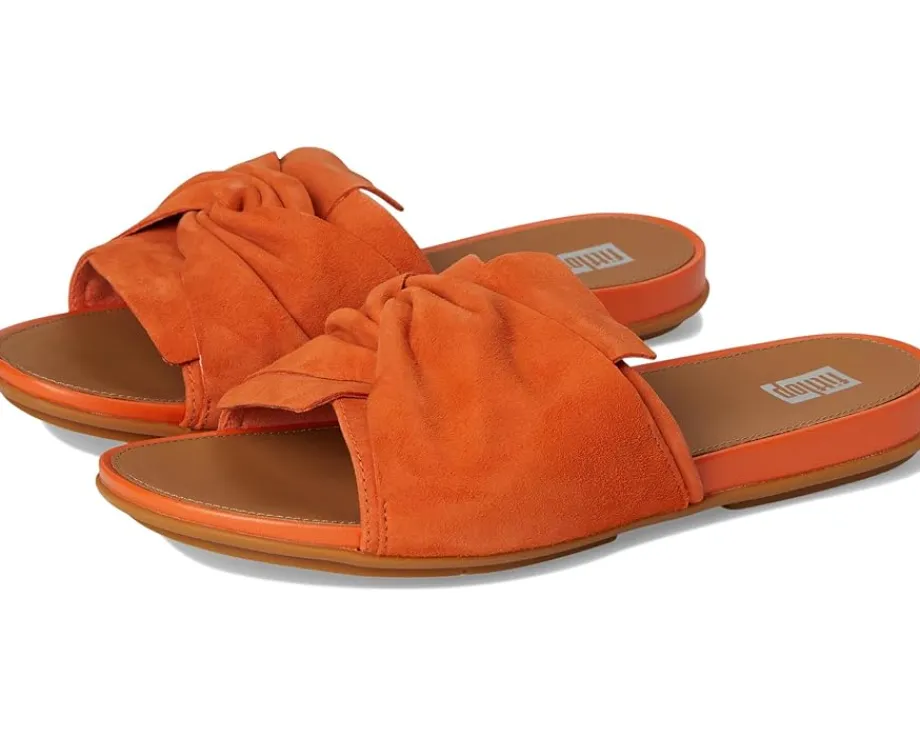 Women FitFlop Gracie Soft-Twist Suede Slides