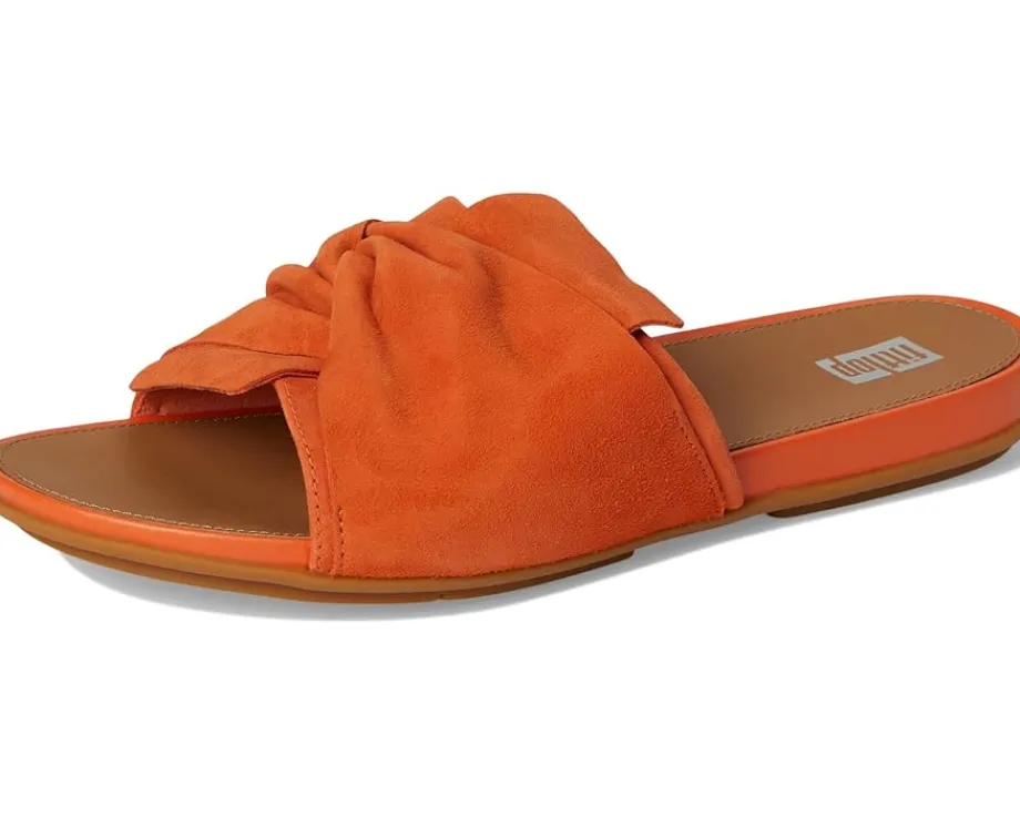 Women FitFlop Gracie Soft-Twist Suede Slides