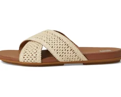 Women FitFlop Gracie Woven Cross Slides