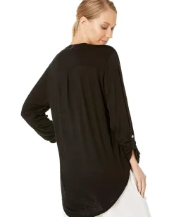 LAmade Gramercy Tunic in Slub Jersey Black