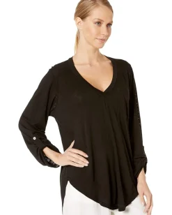 LAmade Gramercy Tunic in Slub Jersey Black