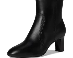 Cole Haan Grand Ambition 2.0 Alainne Booties Black Leather/Black Stack Outlet